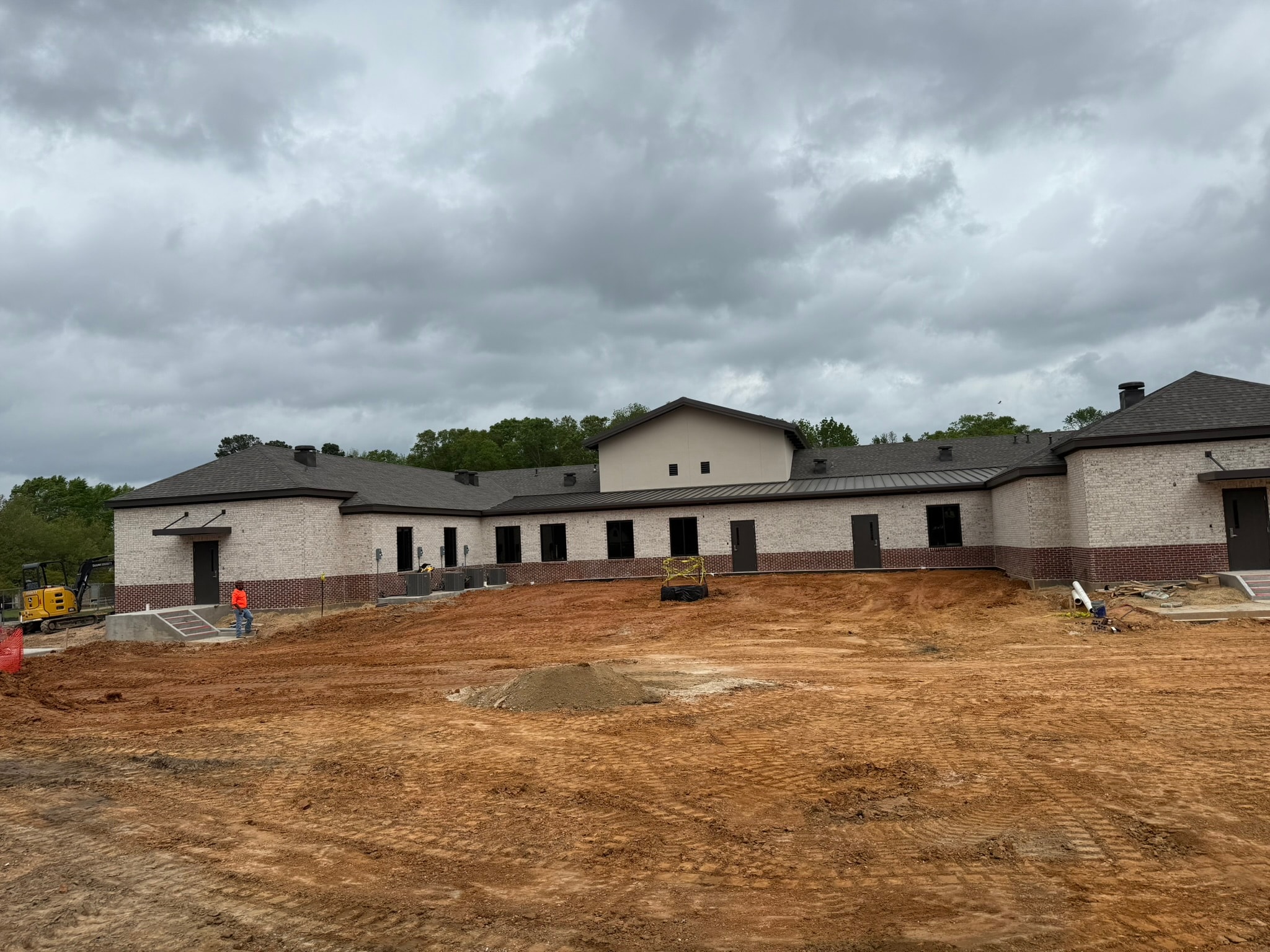 After — Commercial Building Drainage & Site Work